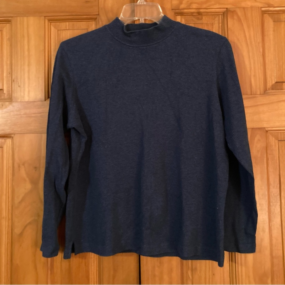 NWOT Vintage Classic Elements Mock Neck Top Size L